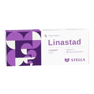 Linastad 5mg Stellapharm 3 vỉ x 10 viên (Linagliptin)