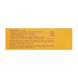 Linh Chi Sâm Ginseng Linhzhi OPC 5 vỉ 10 viên Linh Chi Sâm Ginseng Linhzhi OPC 5 vỉ 10 viên