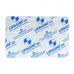 Lipagim 200 Agimexpharm 3 vỉ x 10 viên