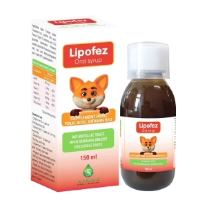 Lipofez Oral Syrup Erbex 150ml - Bổ sung sắt, acid folic cho cơ thể