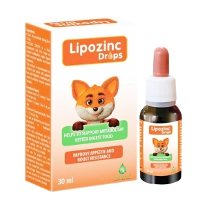 Lipozinc Drops Erbex 30ml - Bổ sung Kẽm, Vitamin B6 cho cơ thể