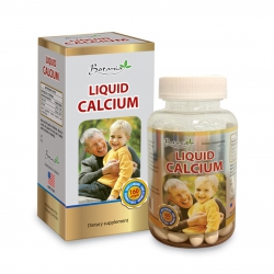 Thực phẩm bảo vệ sức khỏe Botania Liquid Calcium, Hộp 80 viên