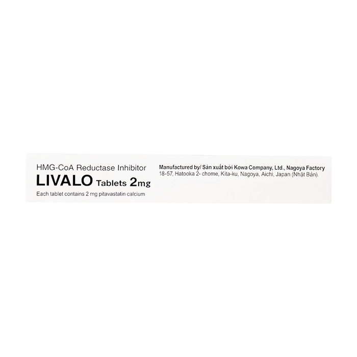 Livalo 2mg Kowa 3 vỉ x 10 viên Livalo 2mg Kowa 3 vỉ x 10 viên
