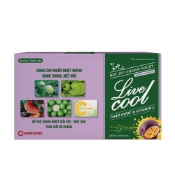 Live Cool (Chanh dây) Nam Dược 10 gói - Bột sủi thanh nhiệt