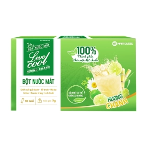 Live Cool Nam Dược 10 gói x 7g - Bột nước mát (hương chanh) Live Cool Nam Dược 10 gói x 7g - Bột nước mát (hương chanh)