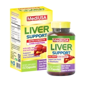 Liver Support MediUSA 30 viên - Hỗ trợ các bệnh về gan, mát gan