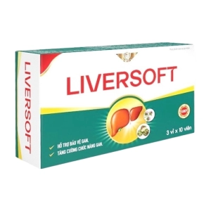 Liversoft Kingphar 3 vỉ x 10 viên - Hỗ trợ bảo vệ gan