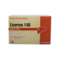 Liverton 140mg PMP Hộp 10 vỉ x 10 viên Liverton 140mg PMP Hộp 10 vỉ x 10 viên