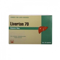 Liverton 70mg PMP Hộp 10 vỉ x 10 viên Liverton 70mg PMP Hộp 10 vỉ x 10 viên
