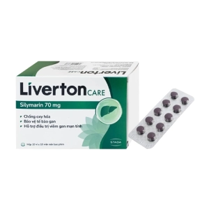 Liverton Care 70mg Stada 10 vỉ x 10 viên (Silymarin)
