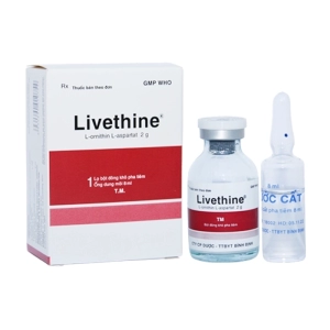 Livethine 2g Bidiphar 1 lọ + 1 ống (L-ornithin L-aspartat)