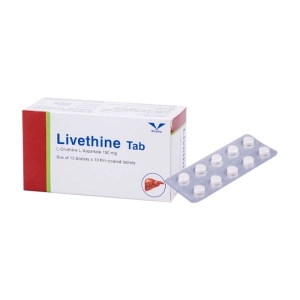 Livethine Tab Bidiphar 10 vỉ x 10 viên (L-Ornithin L-Aspartat)