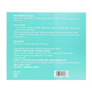 LNB Amino Acid Mediphar 10 vỉ x 15 viên