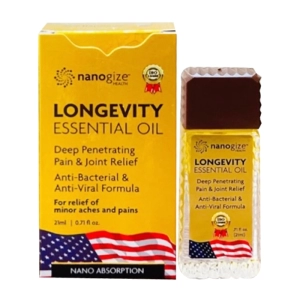 Longevity Essential Oil Nanogize 21ml - Dầu gió vàng Longevity Essential Oil Nanogize 21ml - Dầu gió vàng