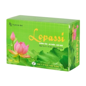 Lopassi Trường Thọ 10 vỉ x 10 viên - Hỗ trợ dưỡng tâm an thần