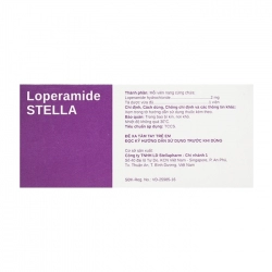 Loperamide Stella 2mg 5 vỉ x 10 viên Loperamide Stella 2mg 5 vỉ x 10 viên