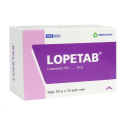 Lopetab 2mg Agimexpharm 10 vỉ x 15 viên