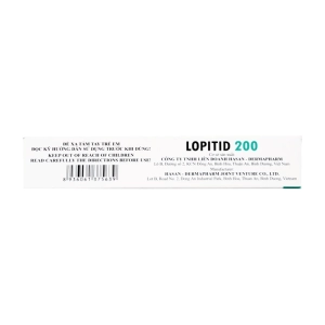 Lopitid 200 Hasan 3 vỉ x 10 viên