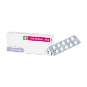 Loratadine 10mg TV.Pharm 3 vỉ x 10 viên (Loratadin)