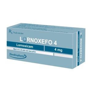 Lornoxefo 4 Herabiopharm 5 vỉ x 10 viên (Lornoxicam)