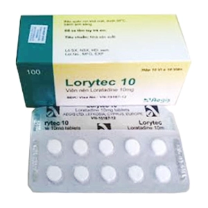 Lorytec 10 Aegis 1 vỉ x 10 viên Lorytec 10 Aegis 1 vỉ x 10 viên