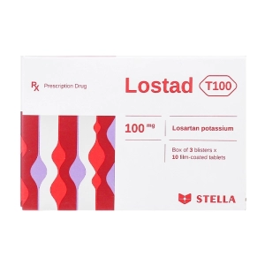 Lostad T100 Stellapharm 3 vỉ x 10 viên Lostad T100 Stellapharm 3 vỉ x 10 viên