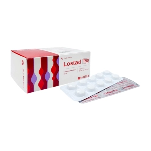Lostad T50 Stellapharm 10 vỉ x 10 viên Lostad T50 Stellapharm 10 vỉ x 10 viên