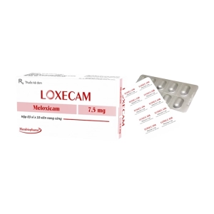 Loxecam 7.5mg Herabiopharm 3 vỉ x 10 viên (Meloxicam)
