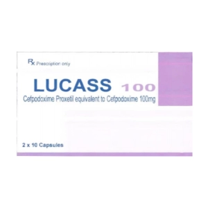 Lucass 100 Maxim 2 vỉ x 10 viên (Cefpodoxim proxetil)