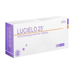 Lucielo 25mg Lucius 4 vỉ x 7 viên - Trị giảm tiểu cầu vô căn Lucielo 25mg Lucius 4 vỉ x 7 viên - Trị giảm tiểu cầu vô căn