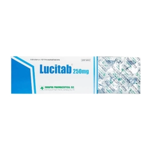 Lucitab 250mg Danapha 6 vỉ x 10 viên Lucitab 250mg Danapha 6 vỉ x 10 viên