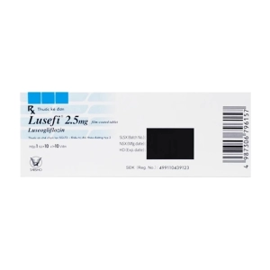 Lusefi 2.5mg Taisho 10 vỉ x 10 viên (Luseogliflozin)