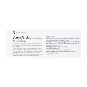 Lusefi 5mg Taisho 10 vỉ x 10 viên (Luseogliflozin)