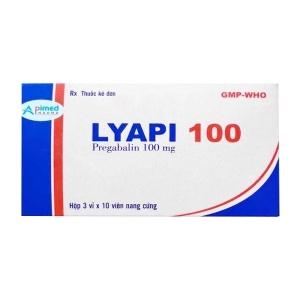 Lyapi 100 Apimed 3 vỉ x 10 viên (Pregabalin)