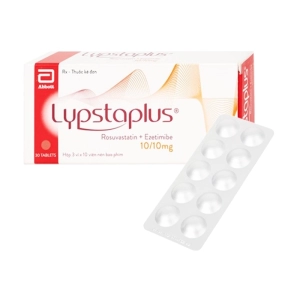 Lypstaplus 10/10mg Abbott 3 vỉ x 10 viên (Rosuvastatin + Ezetimibe)