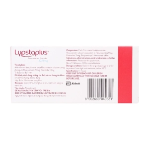Lypstaplus 20/10mg Abbott 3 vỉ x 10 viên (Rosuvastatin + Ezetimibe)