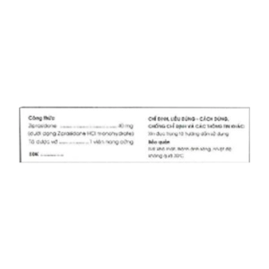 Mafoxa 40mg Medbolide 3 vỉ x 10 viên (Ziprasidone)