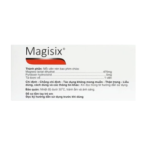 Magisix Agimexpharm 10 vỉ x 10 viên Magisix Agimexpharm 10 vỉ x 10 viên