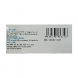 Magnesi B6 Amtex Pharma 10 vỉ x 10 viên Magnesi B6 Amtex Pharma 10 vỉ x 10 viên