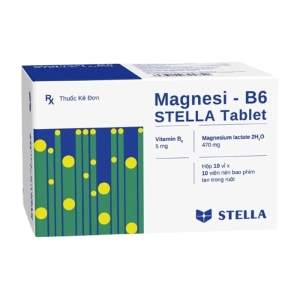 Magnesi – B6 Stella Tablet 10 vỉ x 10 viên (Magnesium lactate + Vitamin B6)