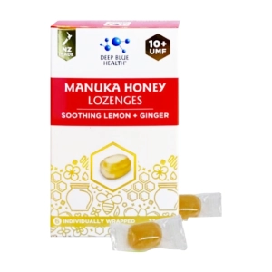 Manuka Honey UMF 10+ Deep Blue Health 6 viên - Kẹo ngậm mật ong