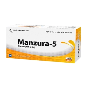 Manzura-5 Davipharm 10 vỉ x 10 viên (Olanzapine)