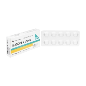 Masopen 250/25 Hasan 3 vỉ x 10 viên Masopen 250/25 Hasan 3 vỉ x 10 viên