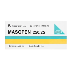 Masopen 250/25 Hasan 3 vỉ x 10 viên Masopen 250/25 Hasan 3 vỉ x 10 viên