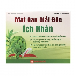 Mát gan giải độc Ích Nhân Nam Dược 4 vỉ x 5 ống bẻ – Hỗ trợ tăng cường chức năng gan