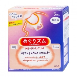 Mặt Nạ Xông Hơi Mắt MegRhythm Kao 5 miếng (không hương) Mặt Nạ Xông Hơi Mắt MegRhythm Kao 5 miếng (không hương)