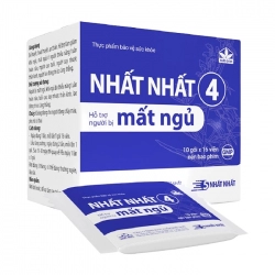 Nhất Nhất 4 10 gói x 16 viên - Hỗ trợ người bị mất ngủ Nhất Nhất 4 10 gói x 16 viên - Hỗ trợ người bị mất ngủ