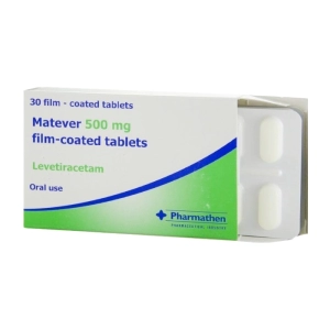 Matever 500mg Pharmathen 3 vỉ x 10 viên (Levetiracetam)