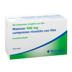 Matever 500mg Pharmathen 6 vỉ x 10 viên (Levetiracetam)