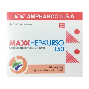 Maxxhepa Urso 150 Ampharco U.S.A 3 vỉ x 10 viên